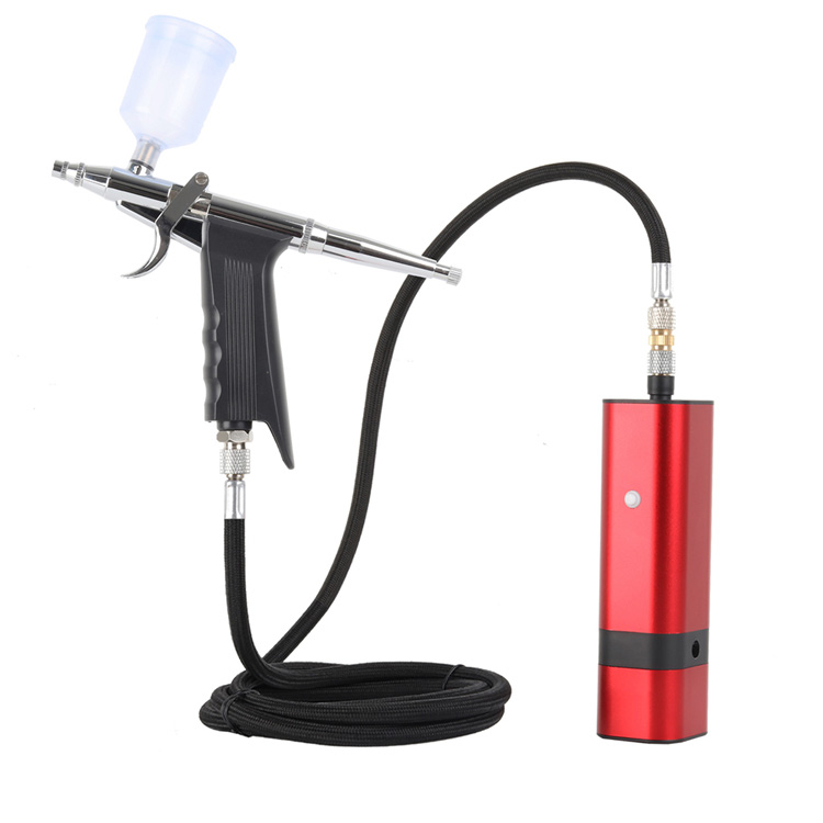 Kit Airbrush Otomatis dengan Kabel Pengisian USB untuk Make Up